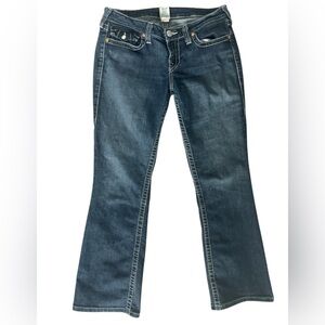 Ladies True Religion High Rise Dark Wash Jeans Size 31